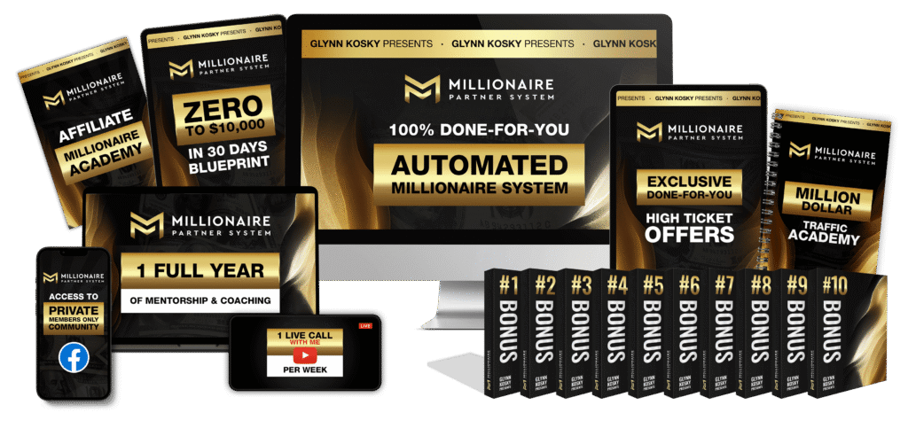 Millionaire Partner System -Affiliate Marketing System for Beginners